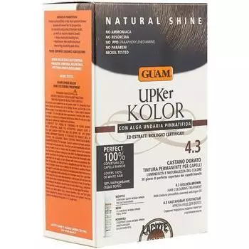 Guam Upker Kolor Краска для волос Каштановый золотистый 4.3