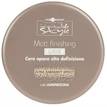 Hair Company Inimitable Style Завершающий воск с матовым эффектом 100мл Matt Finishing Wax