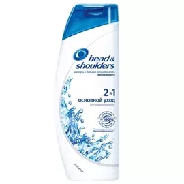 Head&amp;Shoulders Шампунь и бальзам против перхоти 2в1 Основной уход для нормальных волос 200мл