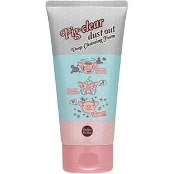 Холика Холика Pig-nose Глубоко очищающая пенка для лица Пиг-клеар Даст Аут 150 мл