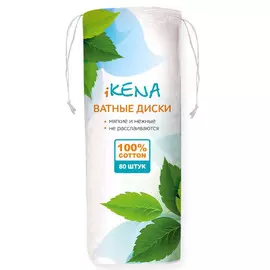 iKENA ватные диски косметические N80