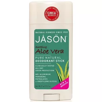Jason Твердый дезодорант Алоэ Вера 71 г