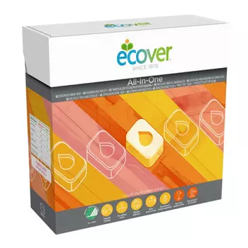 Эковер Таблетки для посудомоечной машины Три в одном 1300г