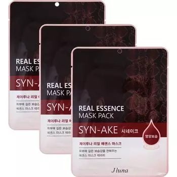 JLuno Тканевая маска с пептидом Syn-Ake набор 3шт