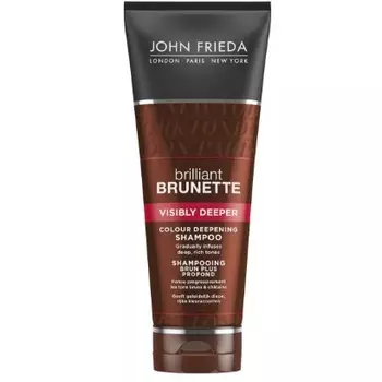 John Frieda Brilliant Brunette VISIBLY DEEPER Шампунь для создания насыщенного оттенка темных волос 250 мл