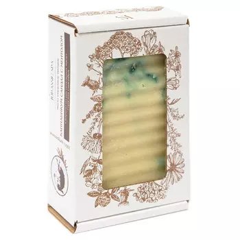 Jurassic Spa Мыло твердое каннабикум для мужчин Сандал + ментол + травы 100 мл