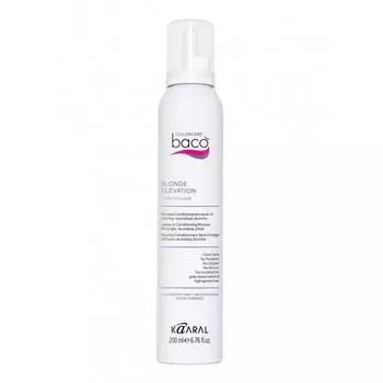 Kaaral Blonde elevation silver mousse Несмываемый мусс-кондиционер 200мл