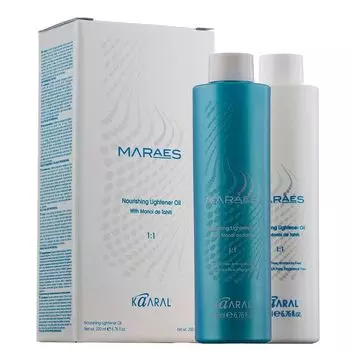 Kaaral Maraes Осветляющее и увлажняющее масло для волос с маслом моной де Таити Nourishing Lightener Oil 400мл