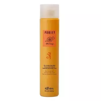 Kaaral Purify Sole After-Sun Hair &amp; Body Wash Шампунь и гель для душа 2в1 после загара со смягчающим и успокаивающим эффектом 300мл