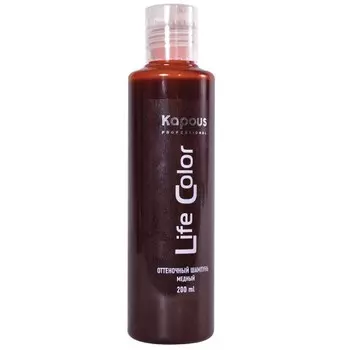 Kapous Life Color Шампунь оттеночный для волос Медный 200 мл