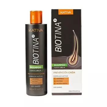 Kativa Biotina шампунь против выпадения волос с биотином 250мл