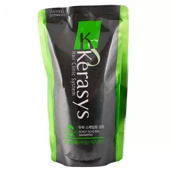 KeraSys Шампунь для лечения жирной и проблемной кожи головы Освежающий от перхоти и зуда 500 ml