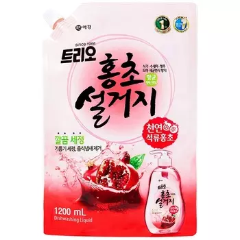 KeraSys средство для мытья посуды ТРИО Гранат 1200мл