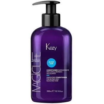 Kezy Enrgizing conditioner for blond and bleached hair Кондиционер укрепляющий для светлых и обесцвеченных волос 300мл