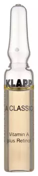 Klapp A classic Ампульный концентрат "Витамин А + Ретинол" 6 х 2 мл