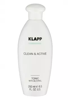 Klapp Clean &amp; active Тоник со спиртом, 250 мл