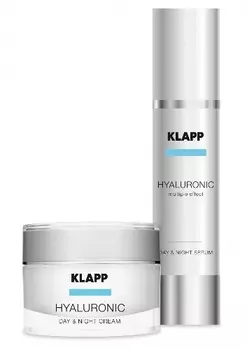 Klapp Hyaluronic Набор: Крем день/ночь 50 мл, Сыворотка день/ночь 50 мл