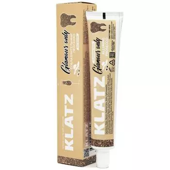 Klatz GLAMOUR ONLY Зубная паста для девушек Соблазнительный просекко без фтора 75мл