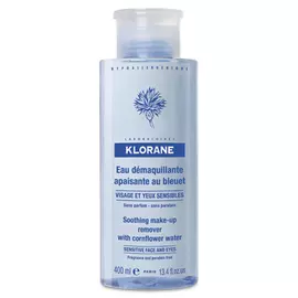 Клоран (Klorane) Очищающая вода с экстрактом Василька для чувствительной кожи лица, глаз и губ 400 мл