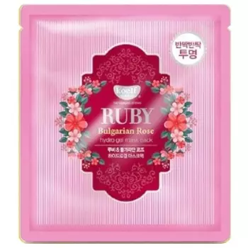 Koelf Маска для лица гидрогелевая с экстрактом болгарской розы Ruby &amp; Bulgarian Rose 1 шт.