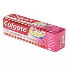 Колгейт Зубная паста TOTAL12 Профессиональная для чувствительных зубов 75мл