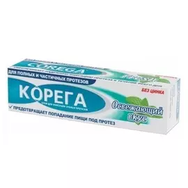 Корега крем для фиксации зубных протезов Освежающий вкус 40мл