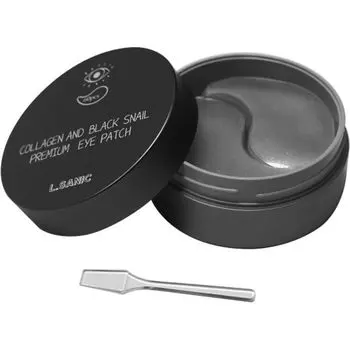 L.Sanic Гидрогелевые патчи для кожи вокруг глаз с коллагеном и муцином черной улитки 1пара