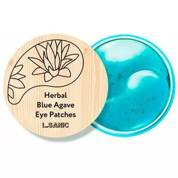 L.Sanic Гидрогелевые патчи для кожи вокруг глаз с экстрактом голубой агавы N60