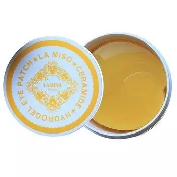 La Miso Гидрогелевая маска с церамидами для кожи вокруг глаз банка 60шт