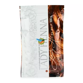 Lady Henna Натуральная хна для волос Коричневая 100г