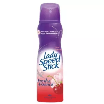Lady Speed Stick Дезодорант-спрей Fresh&amp;Essence Glamour Cool Цветок Вишни 150 мл