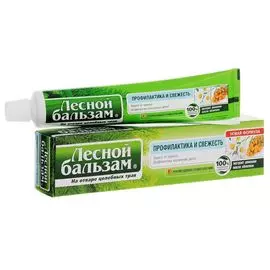 Лесной Бальзам Зубная паста Профилактическая с экстрактом ромашки и маслом облепихи на отваре трав 75мл