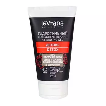 Levrana Гель для умывания Детокс гидрофильный 150мл