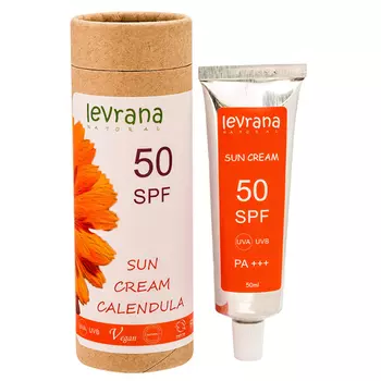 Levrana Солнцезащитный крем Календула, SPF50 50мл