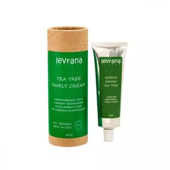 Levrana Заживляющий крем для всей семьи Чайное Дерево 50мл