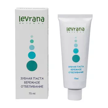 Levrana Зубная паста Бережное отбеливание 75мл