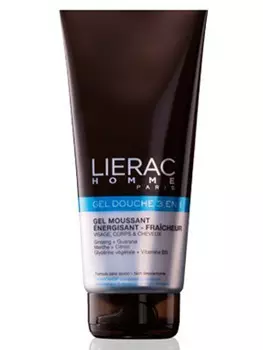Лиерак (Lierac) Ом Гель для душа 3 в 1 для мужчин для лица, тела и волос 200 мл