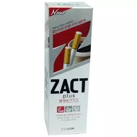 Лион зубная паста ZACT plus удаление никотинового налета и устранение запаха 150г
