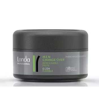 Londa Styling Men CHANGE OVER пластичная паста для волос нормальной фиксации 75мл