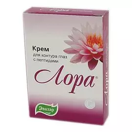 Лора крем для контура глаз с пептидами 15г