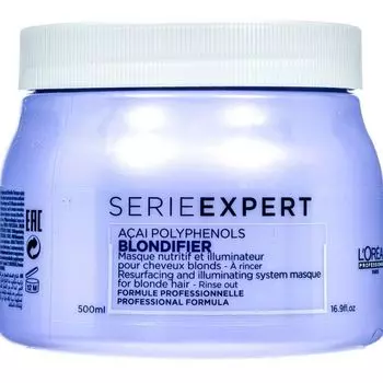 Loreal Blondifier Маска для сияния оттенков блонд 500мл