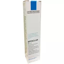Ля Рош-Позе Эфаклар К(+) корректирующая эмульсия для жирной кожи 40мл