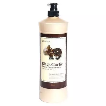 Lunaris Шампунь для волос 2-в-1 с черным чесноком 1500мл