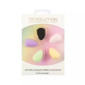 Makeup Revolution Набор цветных корректириующих спонжей Mini Pro Colour Correct Sponge Set