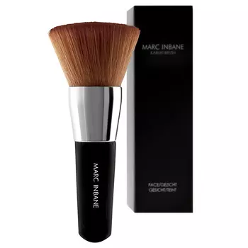 Marc Inbane Кисть Кабуки для равномерного нанесения макияжа и автозагара маленькая 10 см