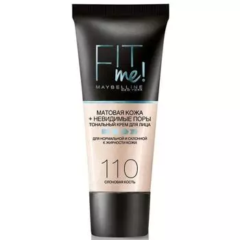 Maybelline FIT ME FOUNDATION тональный крем №110 Слоновая кость