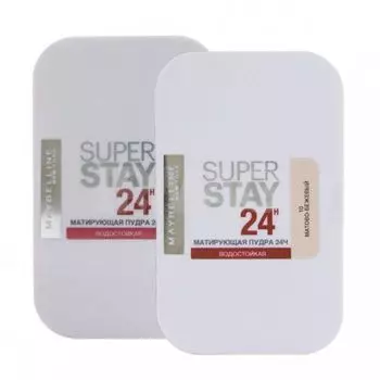 Maybelline пудра матирующая SUPERSTAY 24 часа №10 Матово-бежевый