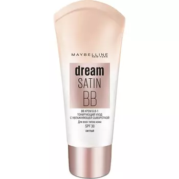 Maybelline тональный крем Dream Satin BB 8-in-1 SPF30 тон 2 светлый