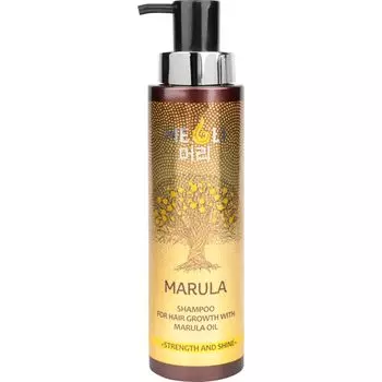 MEOLI Шампунь для роста волос с маслом Марулы Сила и блеск 400мл