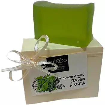 Мико Туалетное мыло Лайм и Мята 75 г